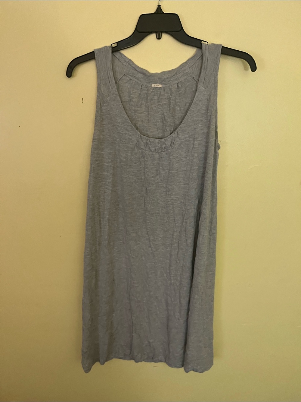 J. Crew Gray Sleeveless Tank Dress Size Large